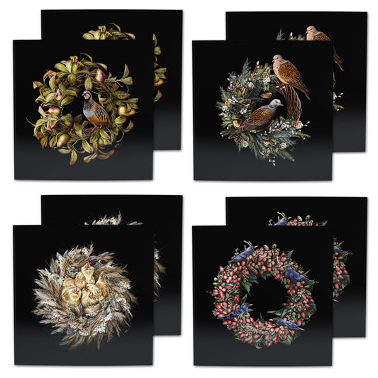Flora & Fauna Greeting Cards (pack of 8)