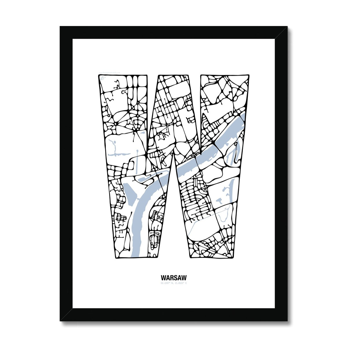 Maphabet W - Warsaw - Danny Branscombe