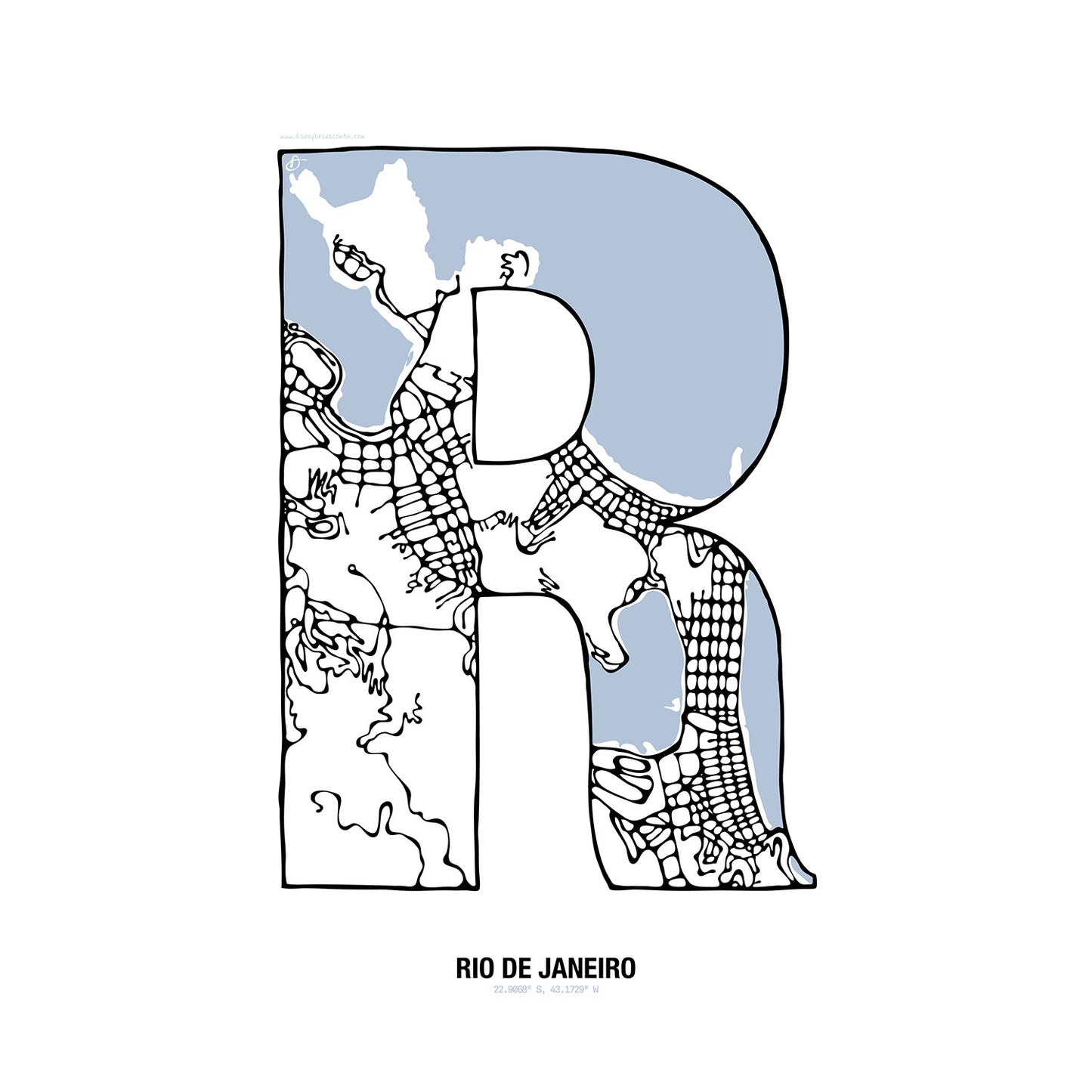 Maphabet R - Rio de Janeiro - Danny Branscombe