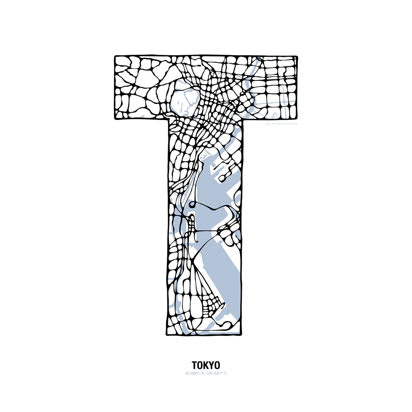 Maphabet T - Tokyo - Danny Branscombe
