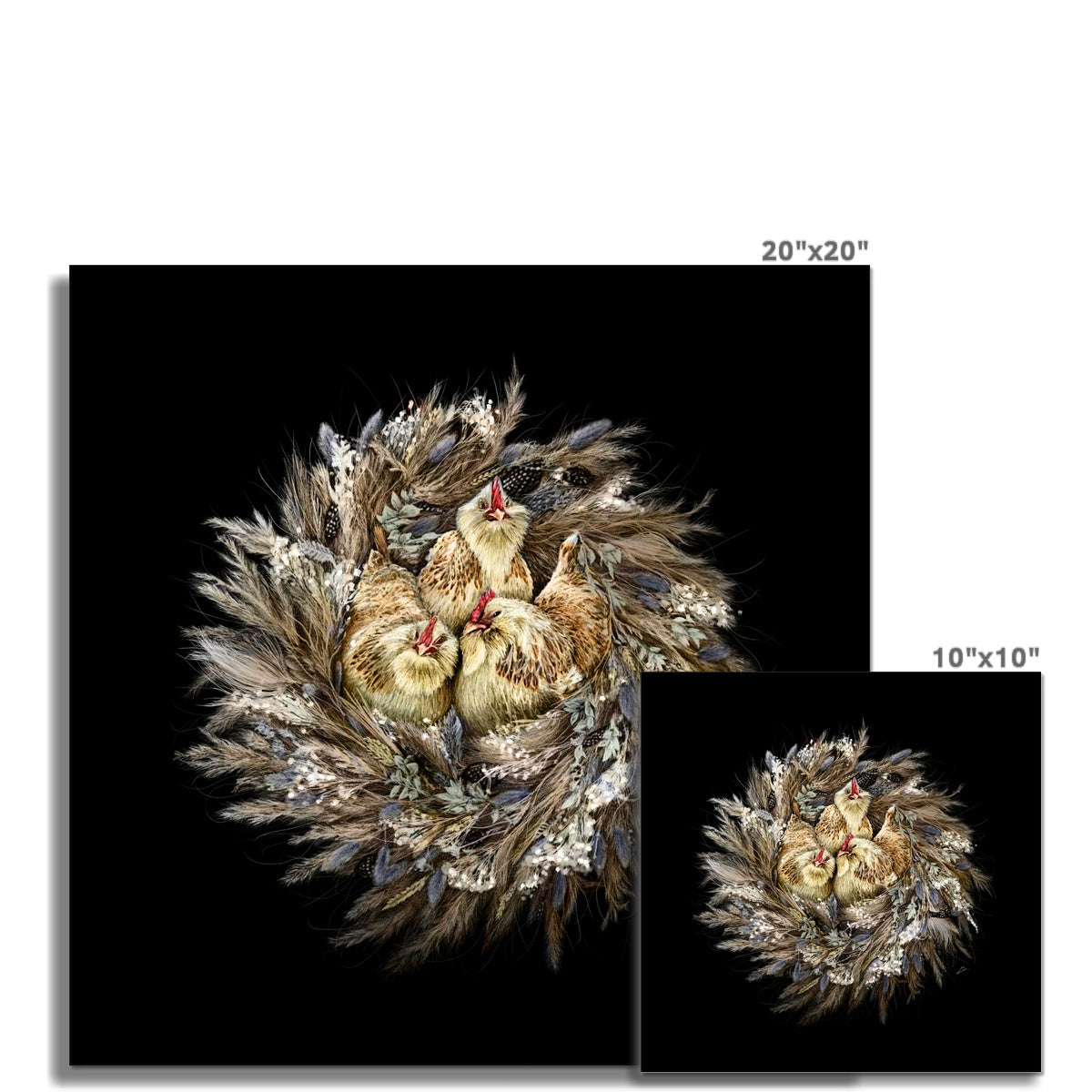 Flora & Fauna - Three French Hens