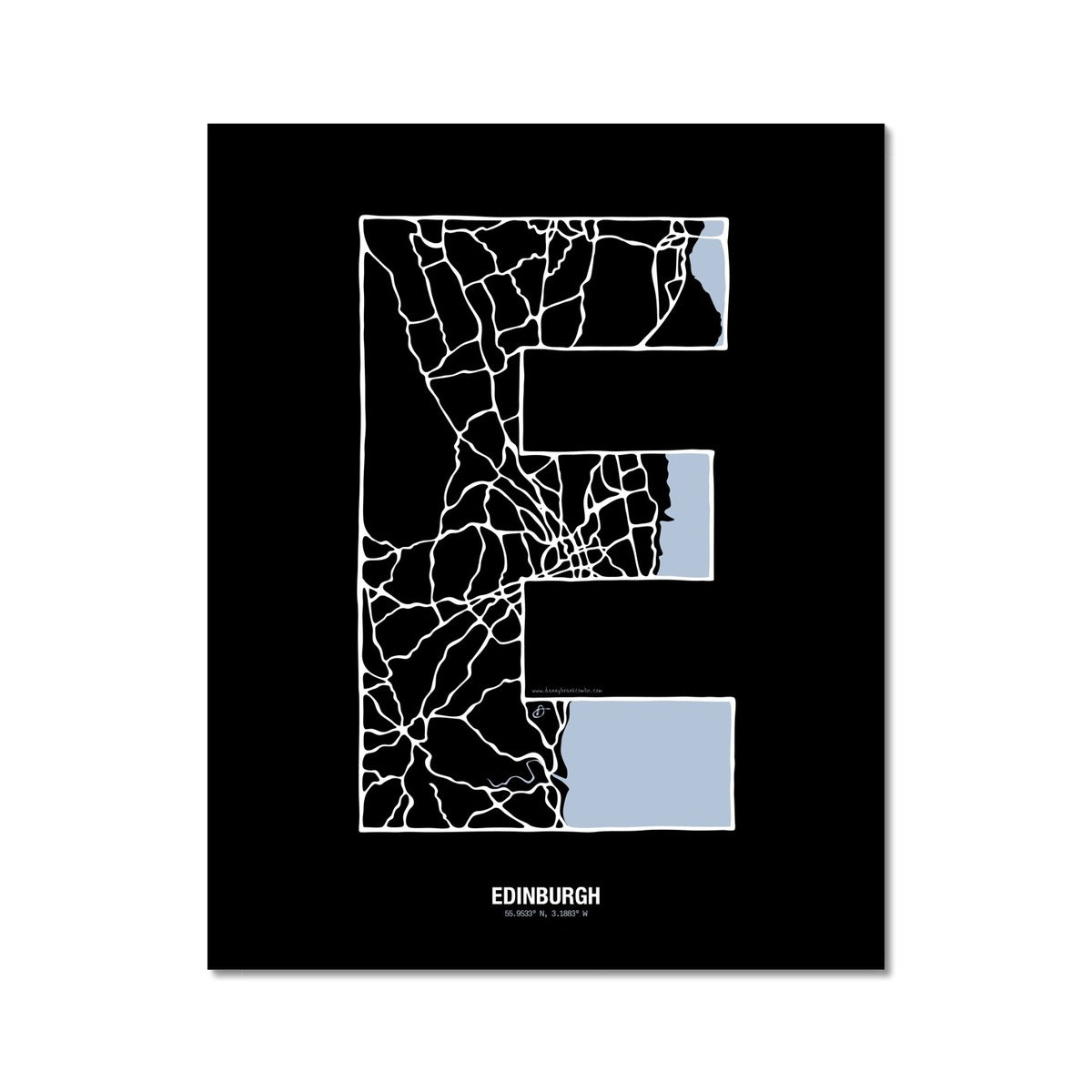 Maphabet E - Edinburgh - Danny Branscombe