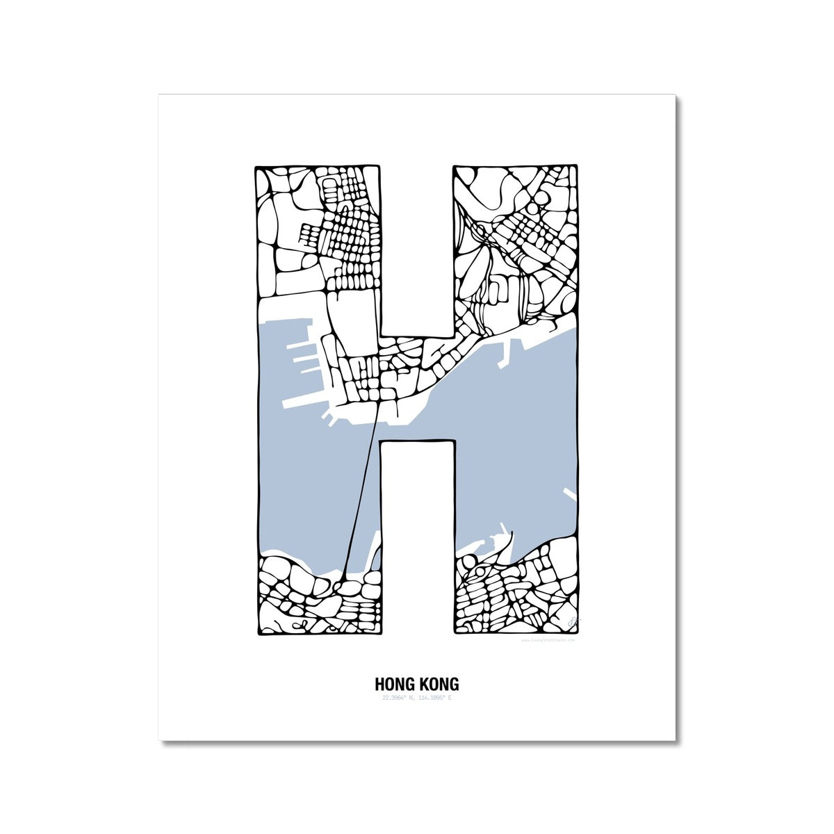 Maphabet H - Hong Kong - Danny Branscombe