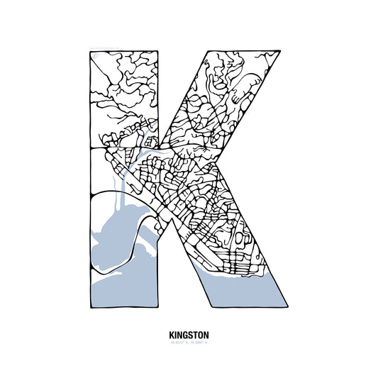 Maphabet K - Kingston - Danny Branscombe