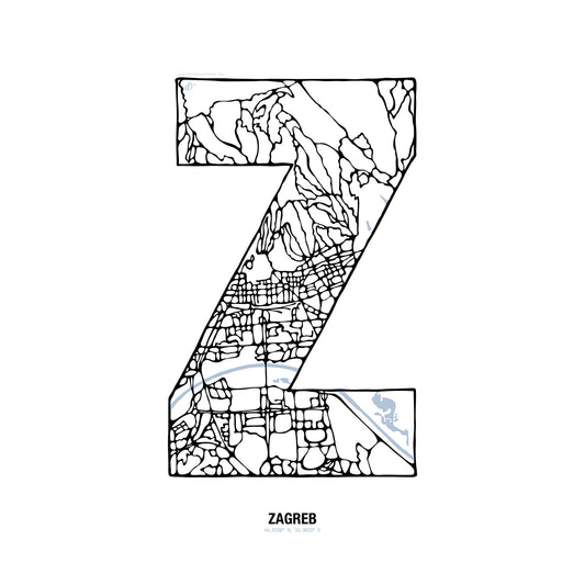 Maphabet Z - Zagreb - Danny Branscombe