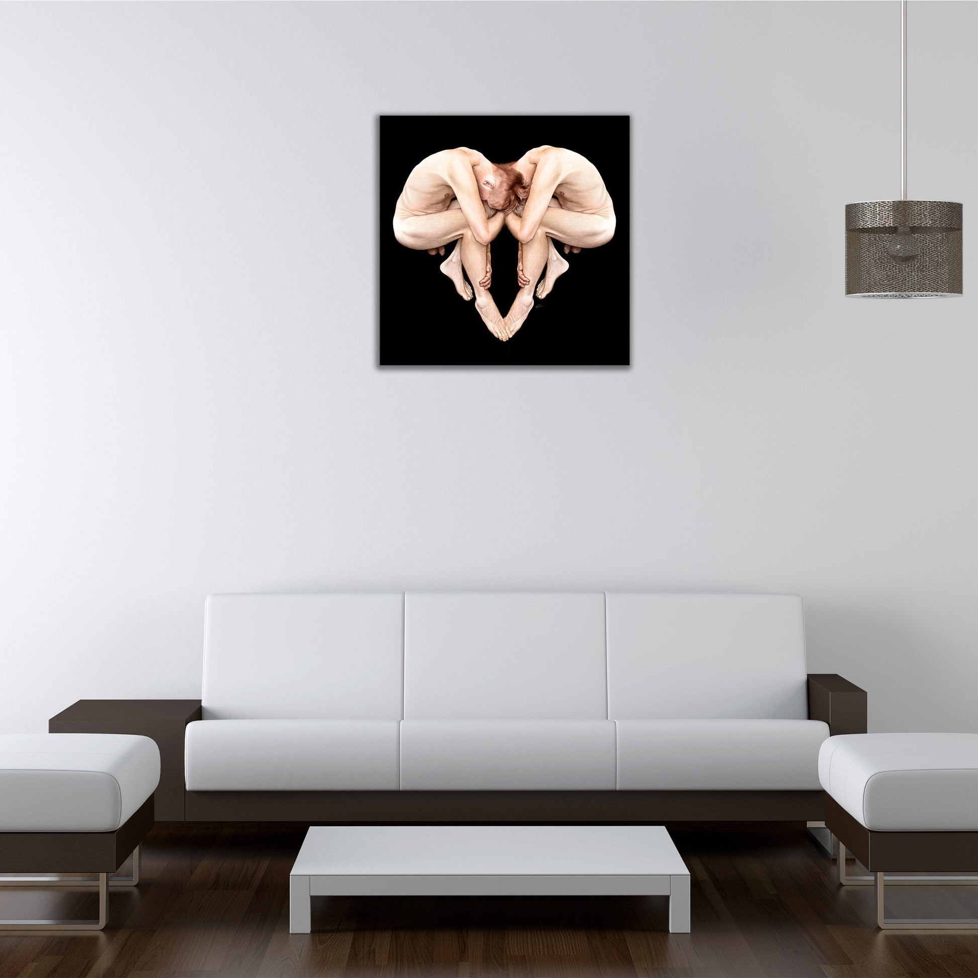 METAL Naked Heart - LIMITED EDITION METAL PRINT (1 of 3) - Danny Branscombe