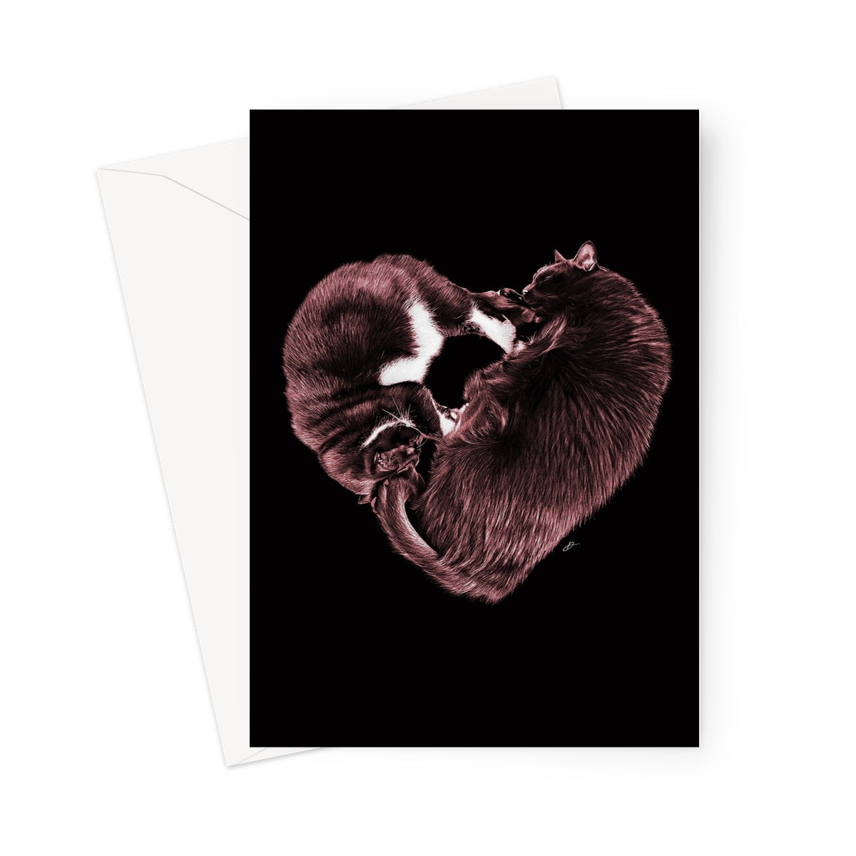 Lovecats - Greetings Card
