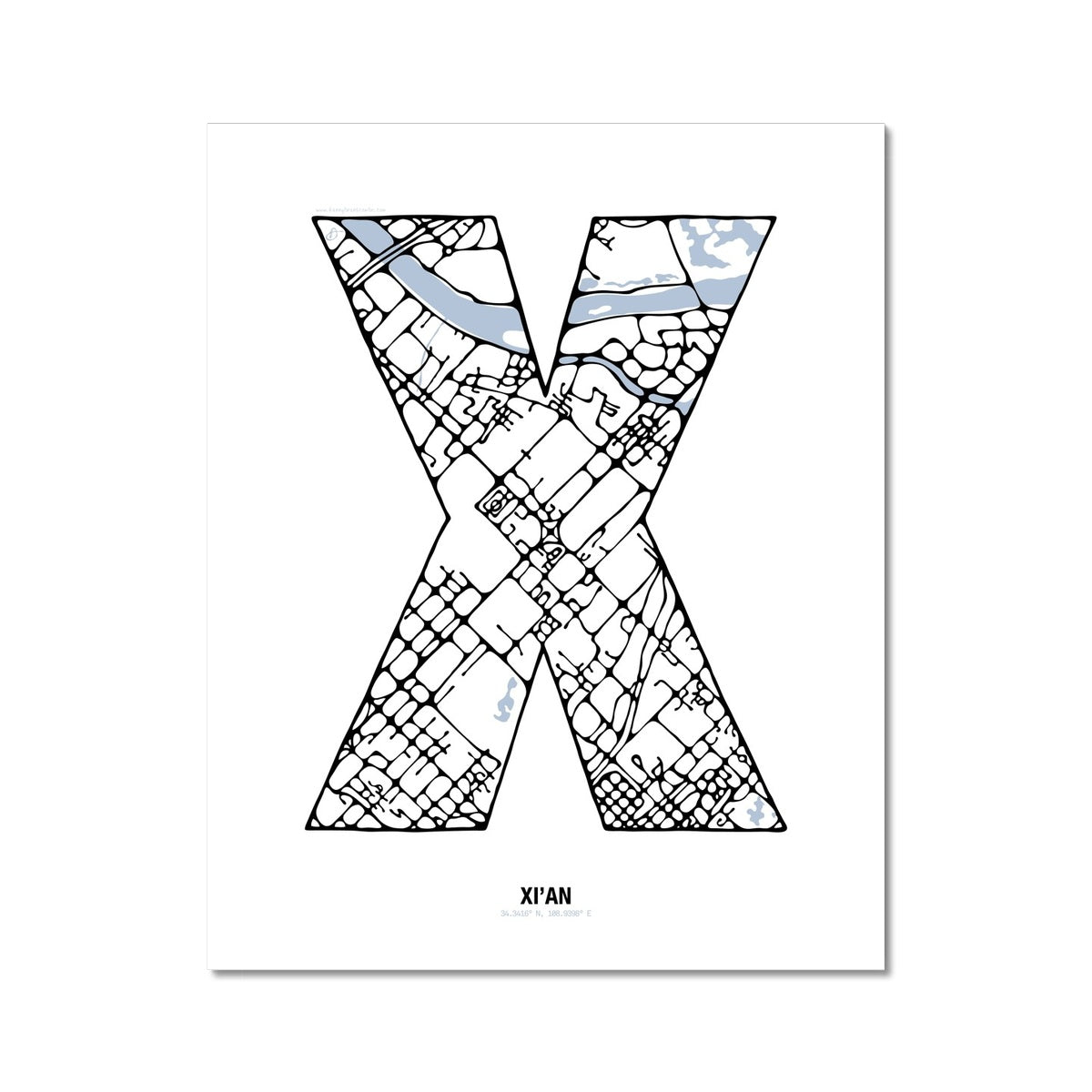 Maphabet X - Xi'an - Danny Branscombe